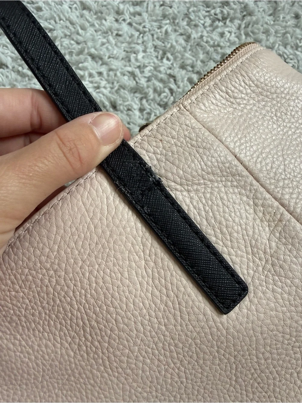 Pink Kate Spade Tote Bag Cow Leather